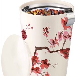 Tea Forte Ceramic Infuser Cup w/ Infuser Basket